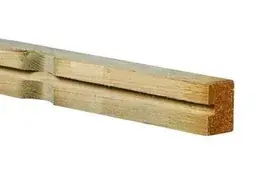 Vuren 28x44 mm gewolmaniseerd ventilerend achterhout