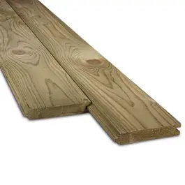 Vuren 22x120 mm vloerhout gewolmaniseerd