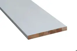 Western red cedar 28x285x5900 mm boeideel gelamineerd gevingerlast gegrond