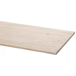 Vuren 18x3800 mm kastplank