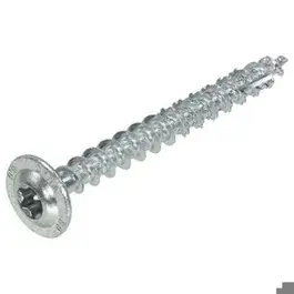 6.0x60 Houtbouwschroef TK Verzinkt Torx Dynaplus doos a 100 stuks T30
