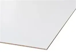 Spaanplaat 18x2500x1250 mm wit plastic