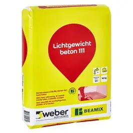 Weber Beamix Lichtgewicht beton 111 zak 18 kg