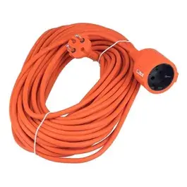 Tuinverlengsnoer 2x1mm 12 meter Oranje