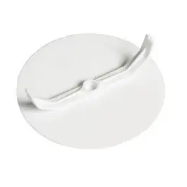 Blindplaat rond wit tbv inbouw doos