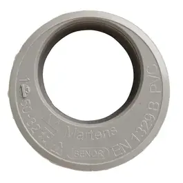 Verloop DW 32 x 50mm 1x Lijmmof / 1x Spie
