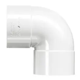 Bocht 90° Wit DW Komo 40mm 2x Lijmmof