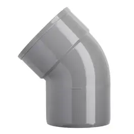 Bocht 45° DW 125mm 1x Lijmmof / Spie