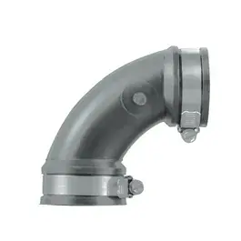 Bocht flexibel rubber 63-50mm