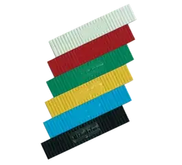 Afstandblokje 100x20x1 mm Wit 100St. 5122001