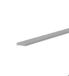 25x2mm Aluminium Platprofiel 3000mm lang