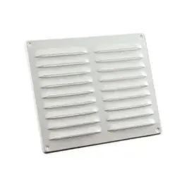 Aluminium Wit schoepen rooster 20 x 25 cm 6290100
