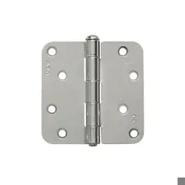 89mm Scharnier ijzer verzinkt 89mm breed ronde hoeken 1105-25-23E