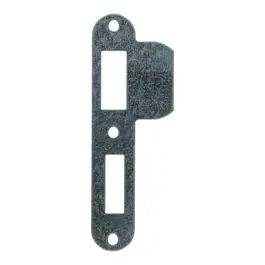 Sluitplaat afgerond D/N P1266-12 ijzer verzinkt stomp lang