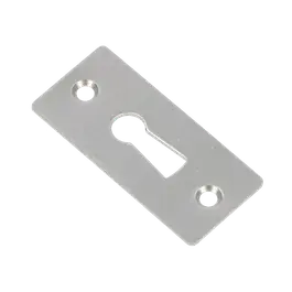 Sleutelplaat rechthoek Aluminium Geeloxeerd 56x25 mm 227032 F2