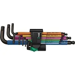Wera inbussleutel set 9 delig Rainbow 950/9 SB (hex en metrisch)