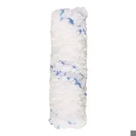 10 cm Aflakroller Copenhagen Pro Microvezel 9mm vacht doos 10 stuks wit/blauw