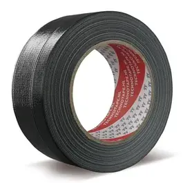 50mm Ductape 320 Universeel Zwart rol a 50 meter