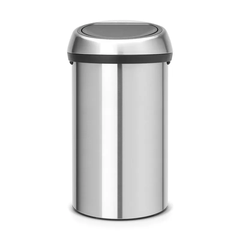 Brabantia Touch Bin afvalemmer 60 ltr. Matt Steel Fingerprint Proof