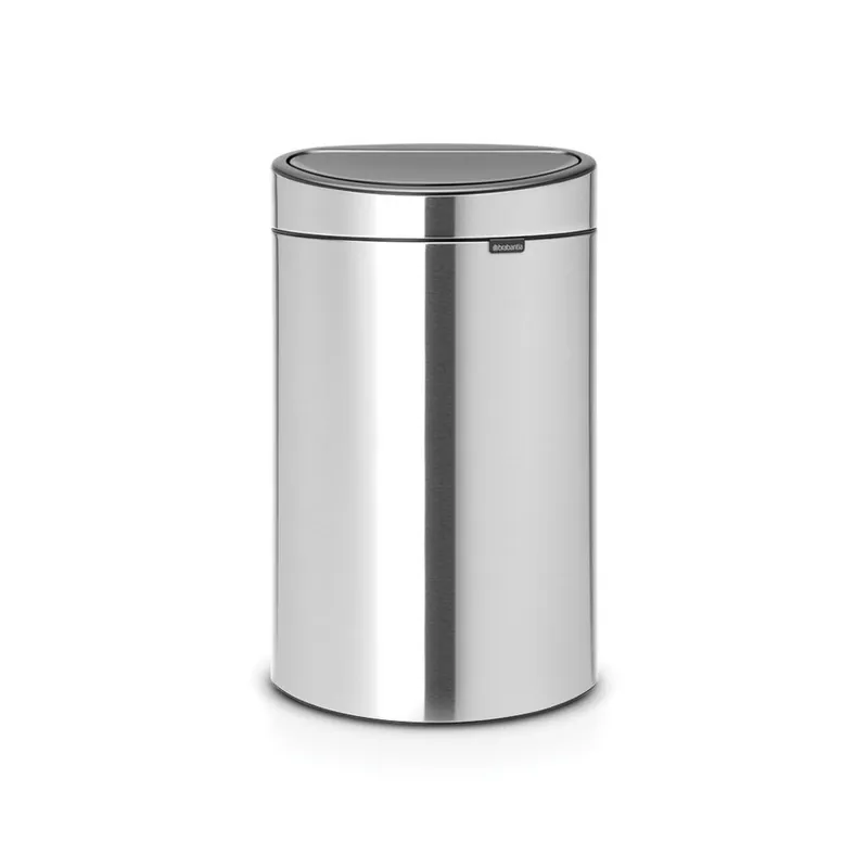Brabantia Touch Bin afvalemmer 40 ltr. Matt Steel Fingerprint Proof