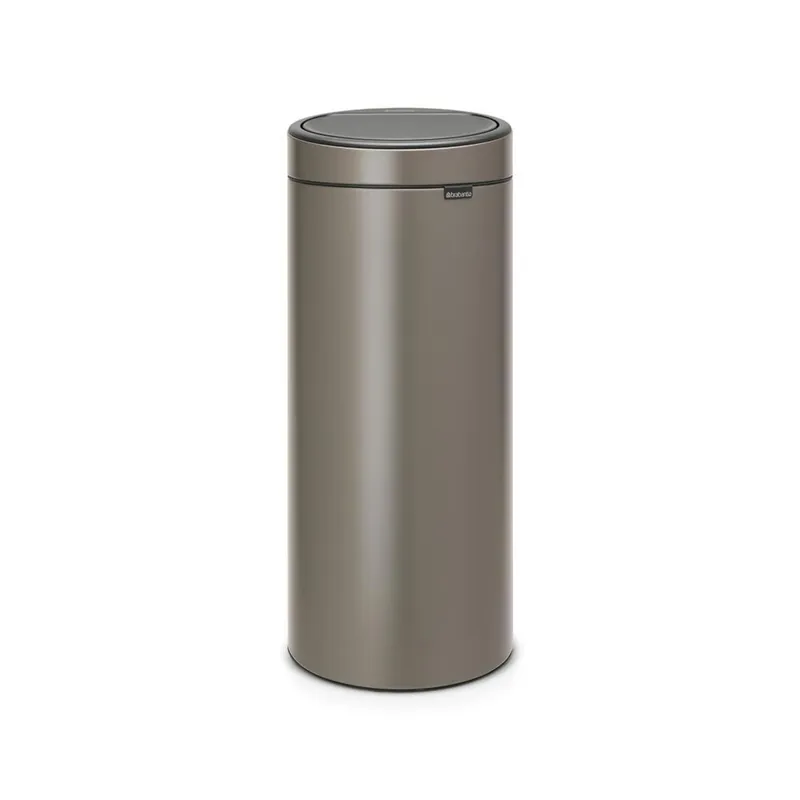 Brabantia Touch Bin afvalemmer 30 ltr Platinum