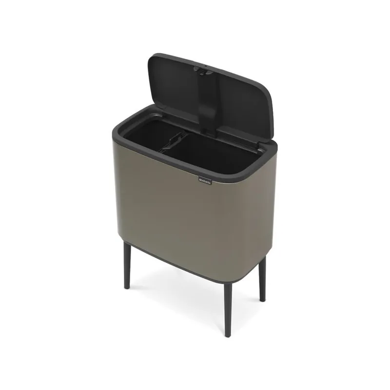 Brabantia Bo Touch Bin afvalemmer 11+23 ltr. Platinum