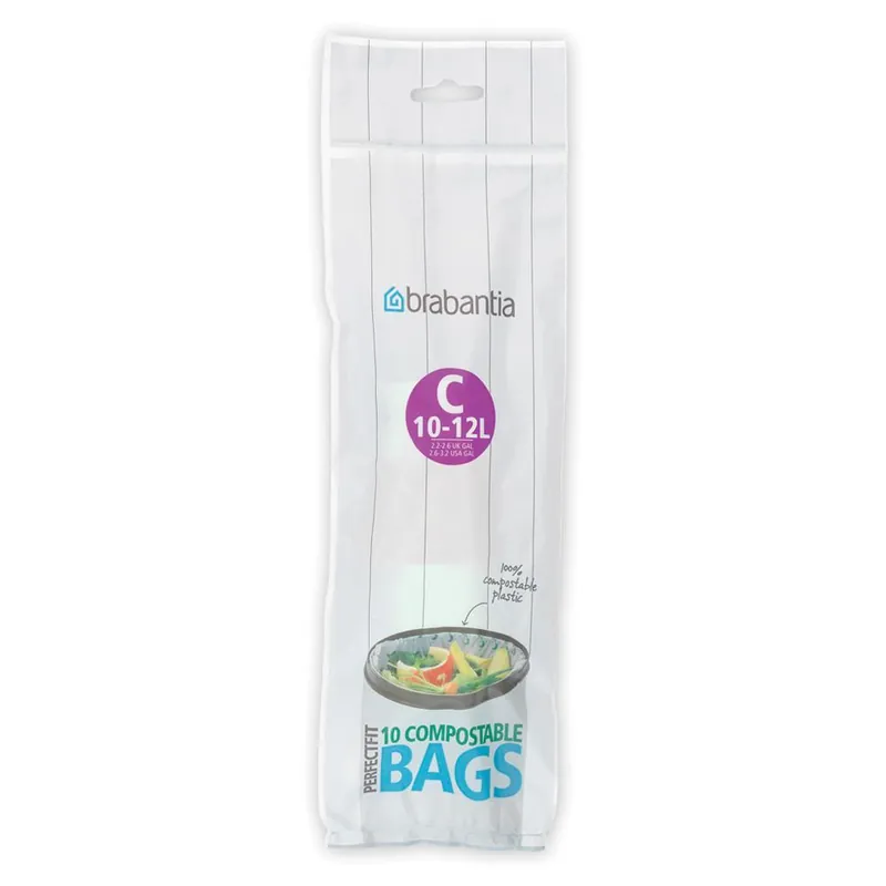 Brabantia PerfectFit afvalzakken Code C 10-12 ltr. 10 st.