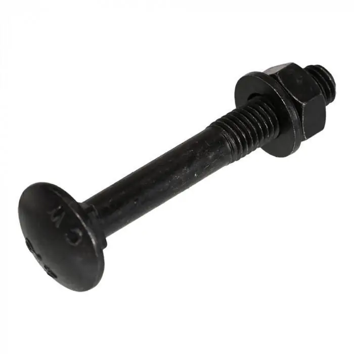 Blackline slotbout + moer + sluitring gezwart deltacoll M8x50 (5)