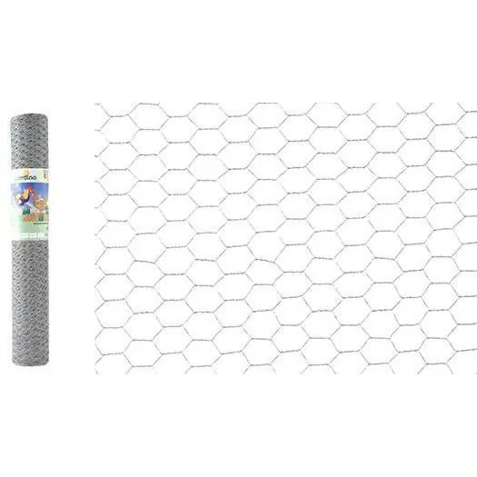 Giardino zeskant verzinkt 25 x 0.8mm x 100cm x 2,5 meter