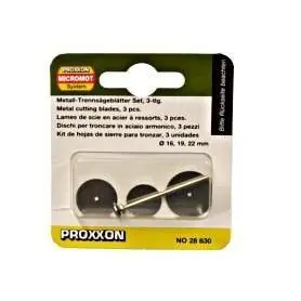 Proxxon Metaalzaagbladen 3 st.(Ø 16, 19, 22 mm) + houder