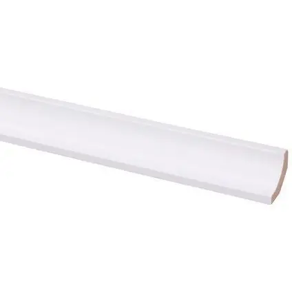 Hollat MDF folie (2300) 22x22mm wit 260 cm.
