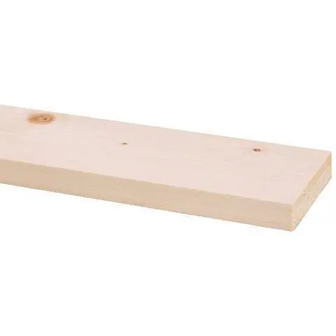 Schaaflat vuren 18x69mm 210cm