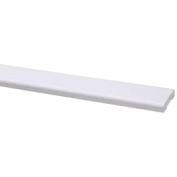 Koplat recht grenen wit gegrond 2700x45x12mm