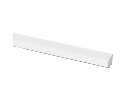 Glaslat hardhout wit gegrond 2700x21x23mm