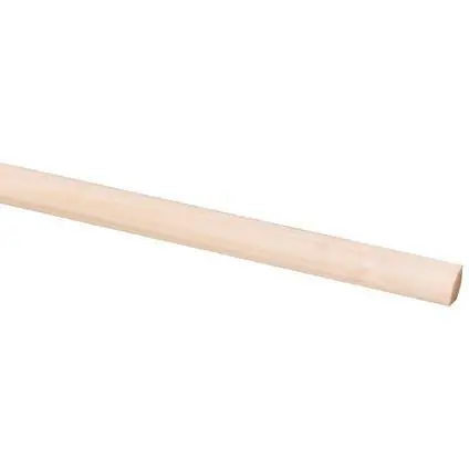 Kwartronde lat grenen 11x11mm 270 cm.