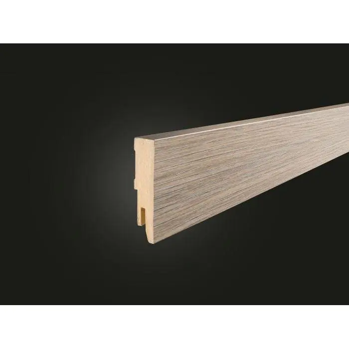 Maclean robuustplint grijs eiken 240 cm.