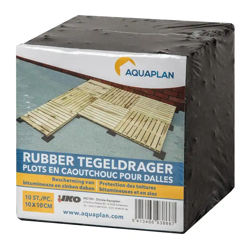 Aquaplan Rubber Tegeldrager 10 x (10 cm. x 10 cm.)