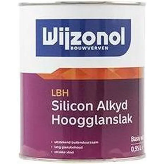 Wijzonol LBH Silicon Alkyd Hoogglanslak BW