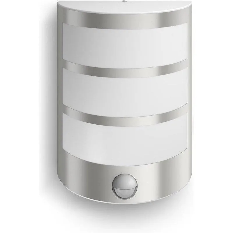 Philips wandlamp Python RVS met sensor