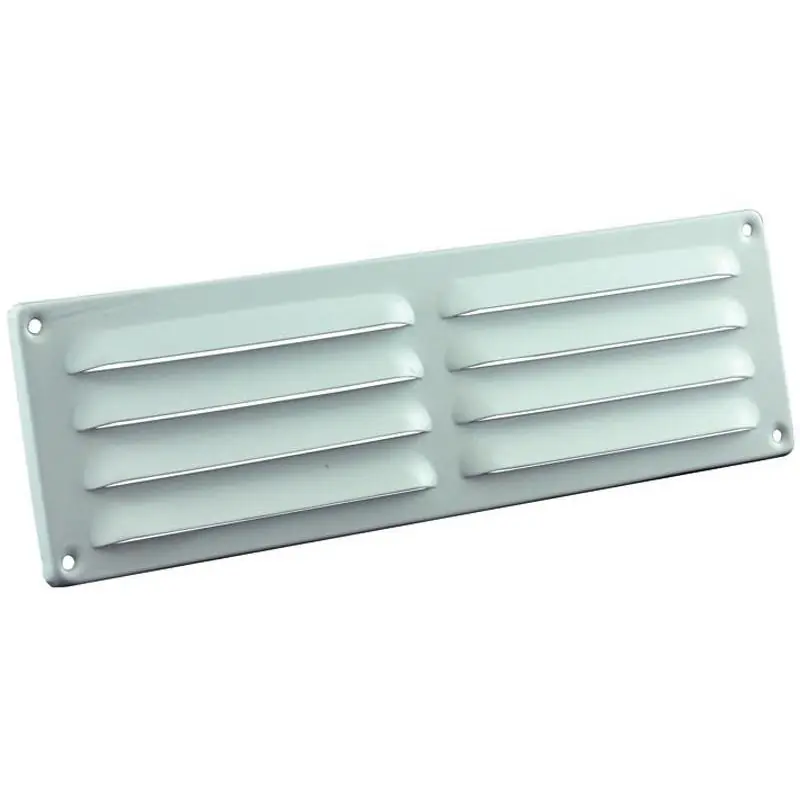 Nedco alu schoepenrooster 300x90mm wit