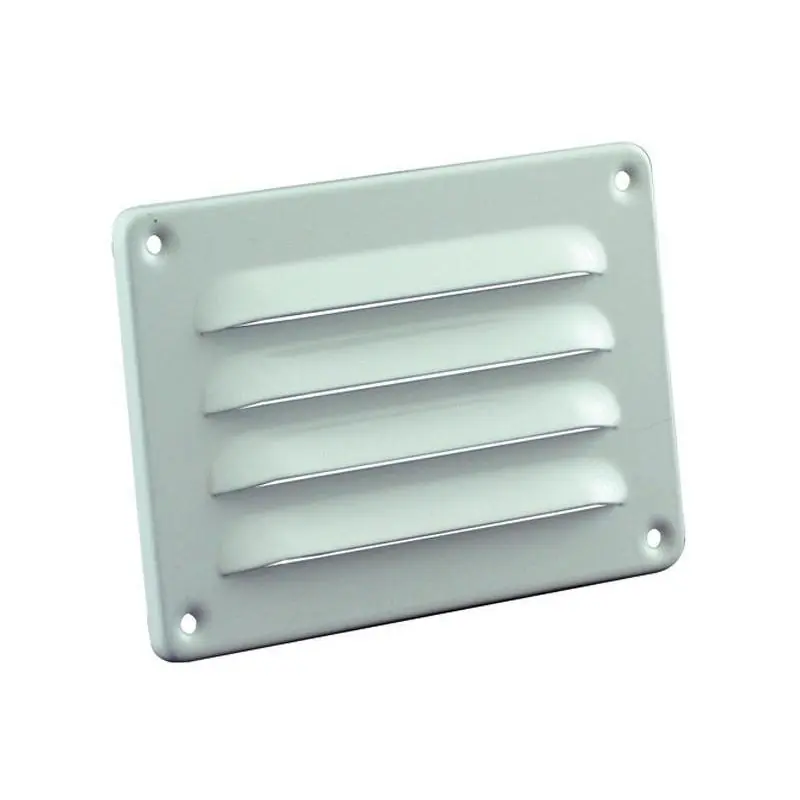 Nedco Alu schoepenrooster 130x90mm wit