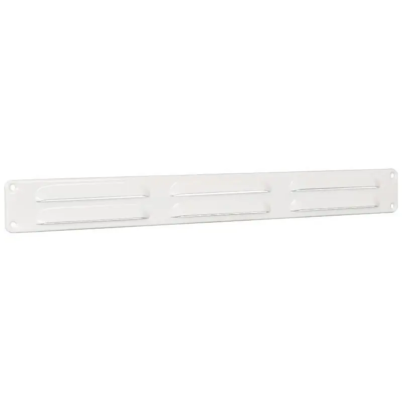 Nedco alu schoepenrooster 370x40mm wit