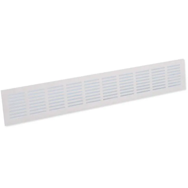 Nedco plintrooster 500x80mm wit