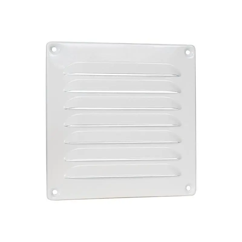 Nedco alu schoepenrooster 160x160mm wit