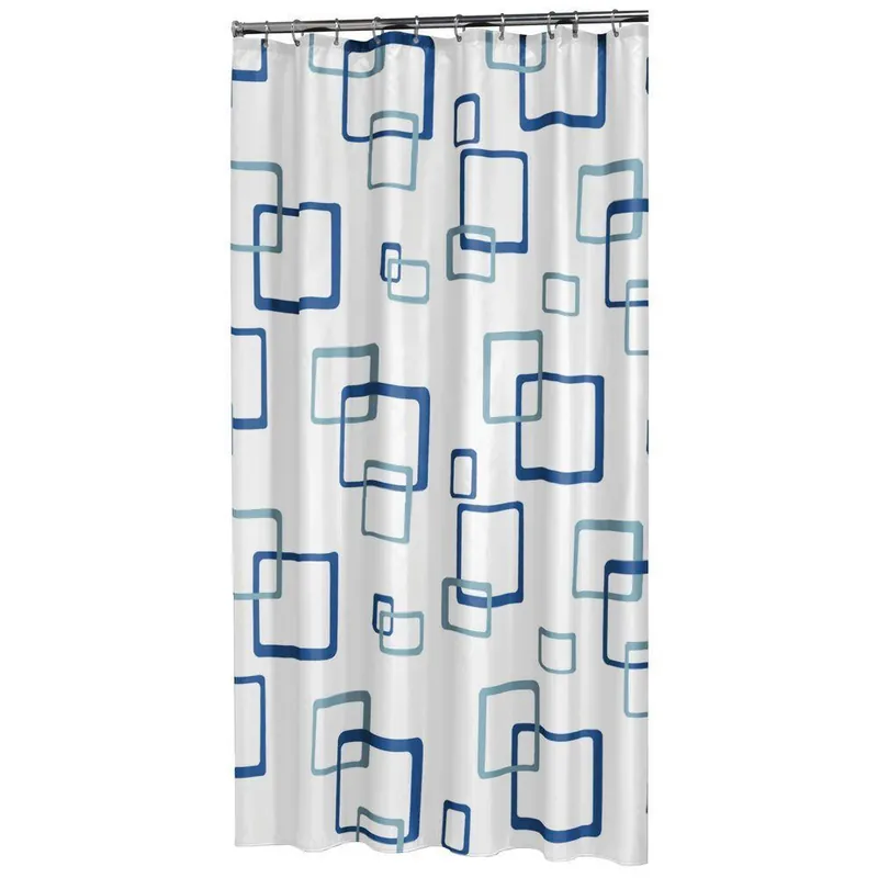 Sealskin Retro douchegordijn Peva 180x200 blauw