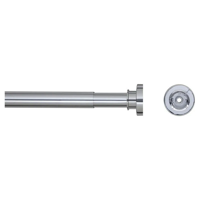 Sealskin Seallux douchegordijnstang 125-220 RVS chroom