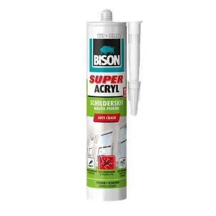 Bison acrylaatkit anticrack wit 300ml