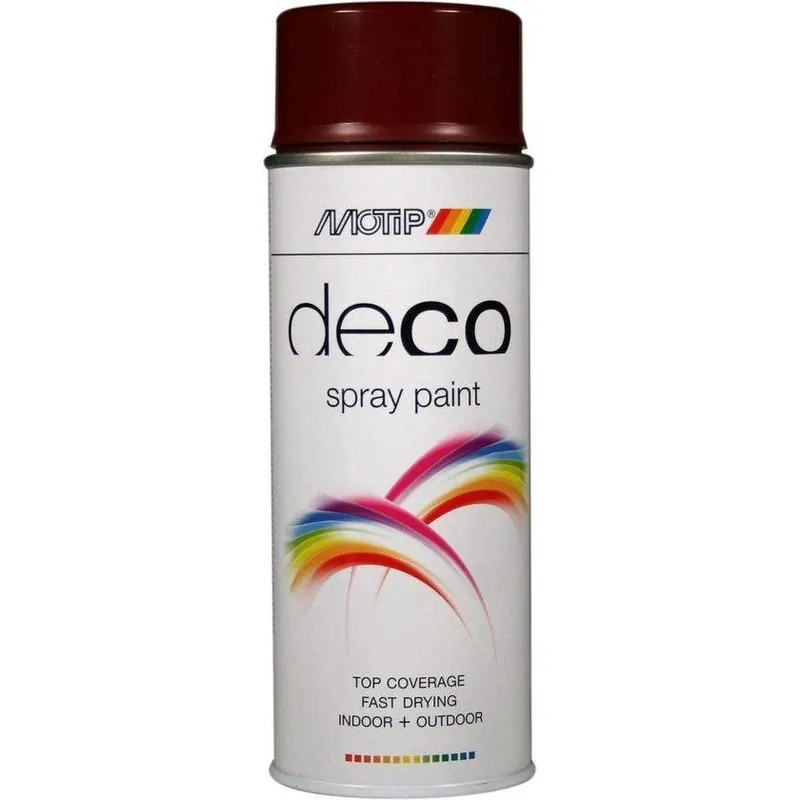 MoTip Deco hoogglans RAL3005 wijnrood 400ml