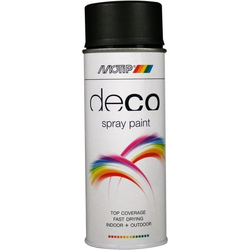 MoTip colors zijdeglans RAL9005 diep zwart 400 ml