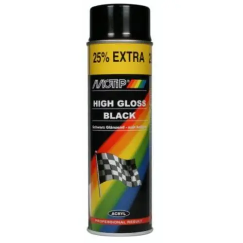 MoTip Rallye hoogglans zwart 500 ml 4005